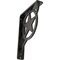 Ekena Millwork Austin Wrought Iron Bracket, (Single center brace), Antiqued Pewter 1 1/2"W x 5 1/2"D x 8"H BKTM01X05X08SAUAPW - alternate 1